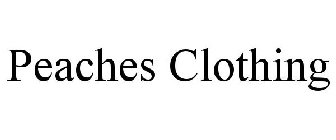 PEACHES CLOTHING