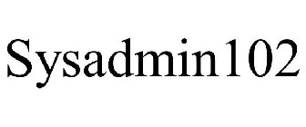 SYSADMIN102