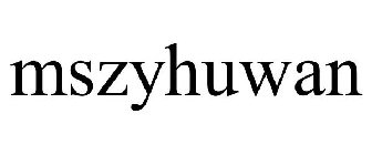 MSZYHUWAN