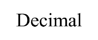 DECIMAL