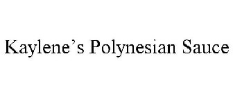 KAYLENE'S POLYNESIAN SAUCE