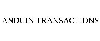 ANDUIN TRANSACTIONS