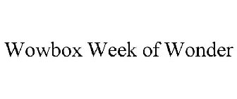 WOWBOX WEEK OF WONDER
