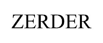 ZERDER