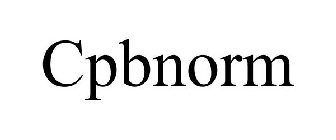 CPBNORM