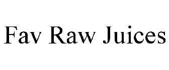 FAV RAW JUICES