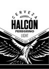 CERVEZA HALCÓN PEREGRINO LIGHT CONTENIDO NETO: 350 ML. 4.9% ALC./VOL.