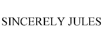 SINCERELY JULES