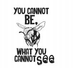YOU CANNOT BE, WHAT YOU CANNOT SEE