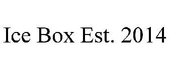 ICE BOX EST. 2014