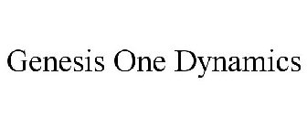 GENESIS ONE DYNAMICS