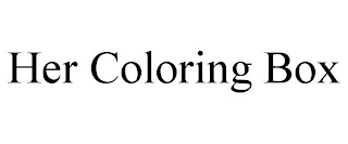 HER COLORING BOX