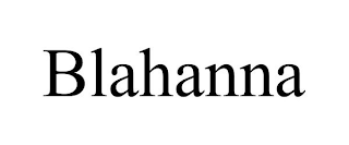BLAHANNA