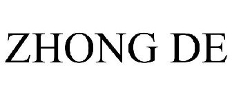 ZHONG DE