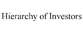 HIERARCHY OF INVESTORS