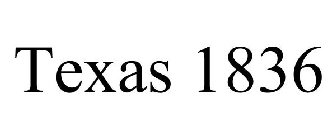 TEXAS 1836