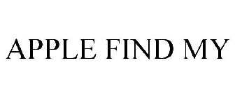 APPLE FIND MY