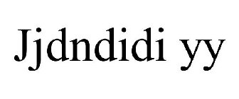 JJDNDIDI YY