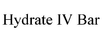 HYDRATE IV BAR