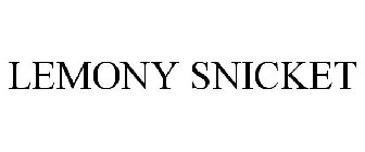 LEMONY SNICKET