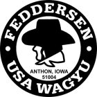 FEDDERSEN USA WAGYU ANTHON, IOWA 51004