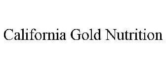 CALIFORNIA GOLD NUTRITION