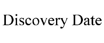 DISCOVERY DATE