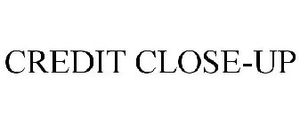 CREDIT CLOSE-UP
