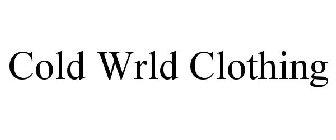 COLD WRLD CLOTHING