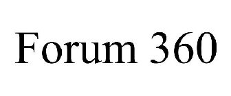 FORUM 360