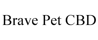 BRAVE PET CBD