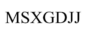 MSXGDJJ