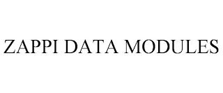 ZAPPI DATA MODULES