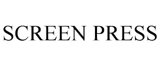 SCREEN PRESS
