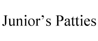 JUNIOR'S PATTIES