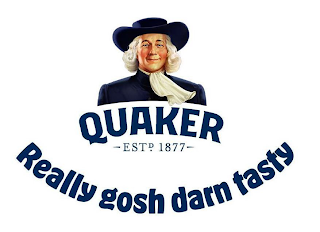 QUAKER ESTD 1877 REALLY GOSH DARN TASTY