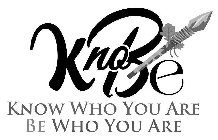 KNOBE KNOW WHO YOU ARE BE WHO YOU ARE