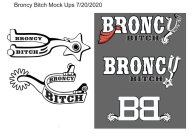 BRONCY, BITCH, BRONCY BITCH, B