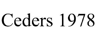 CEDERS 1978