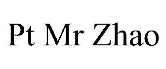 PT MR ZHAO