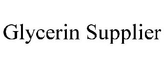 GLYCERIN SUPPLIER