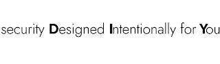 SECURITY DESIGNED INTENTIONALLY FOR YOU