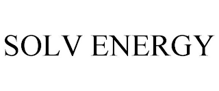 SOLV ENERGY