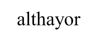 ALTHAYOR