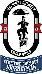 NATIONAL CHIMNEY SWEEP GUILD CERTIFIED CHIMNEY JOURNEYMAN 1977