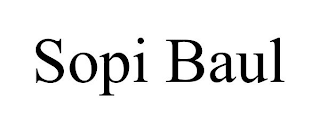 SOPI BAUL