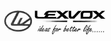 LEXVOX IDEAS FOR BETTER LIFE...... LV