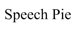 SPEECH PIE