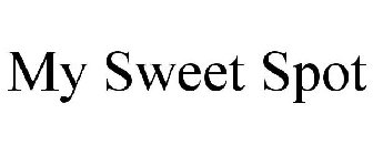 MY SWEET SPOT