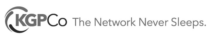 KGPCO THE NETWORK NEVER SLEEPS.